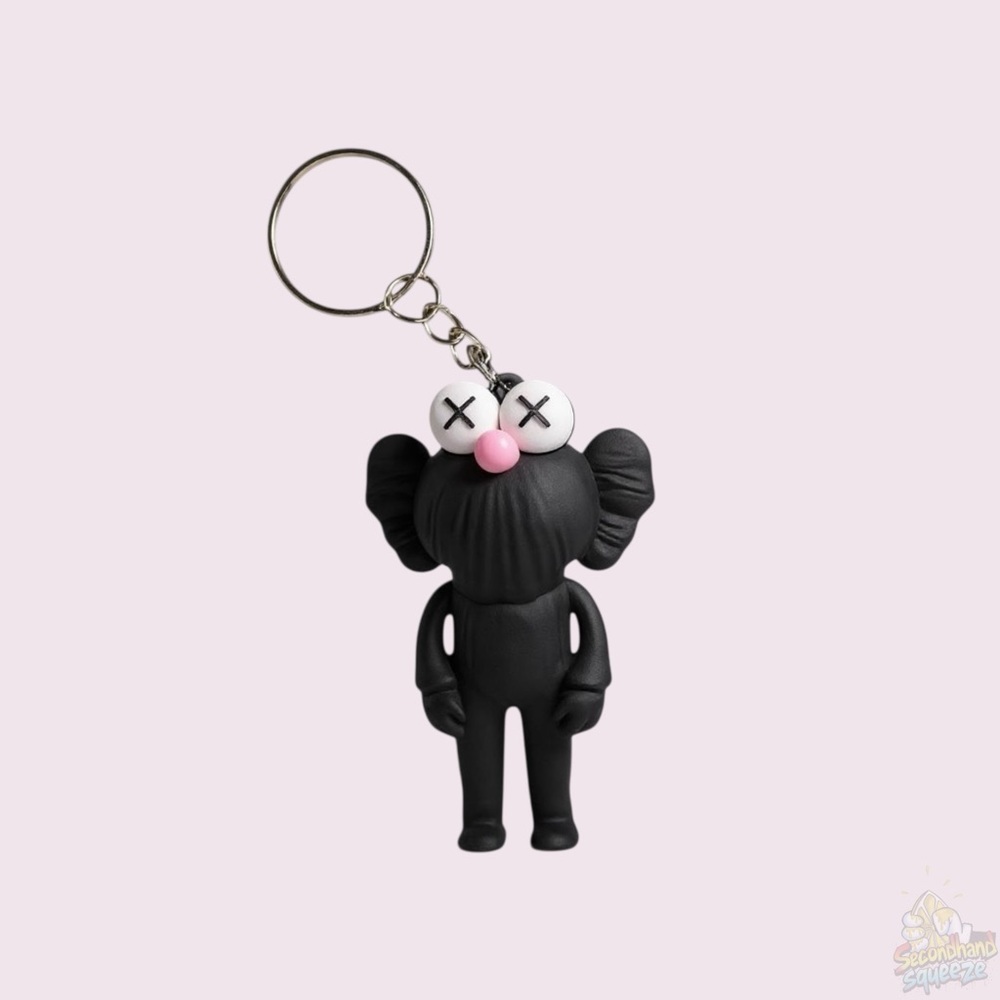 KAWS Style Companion Keychain – 3” Silicone Figurine​